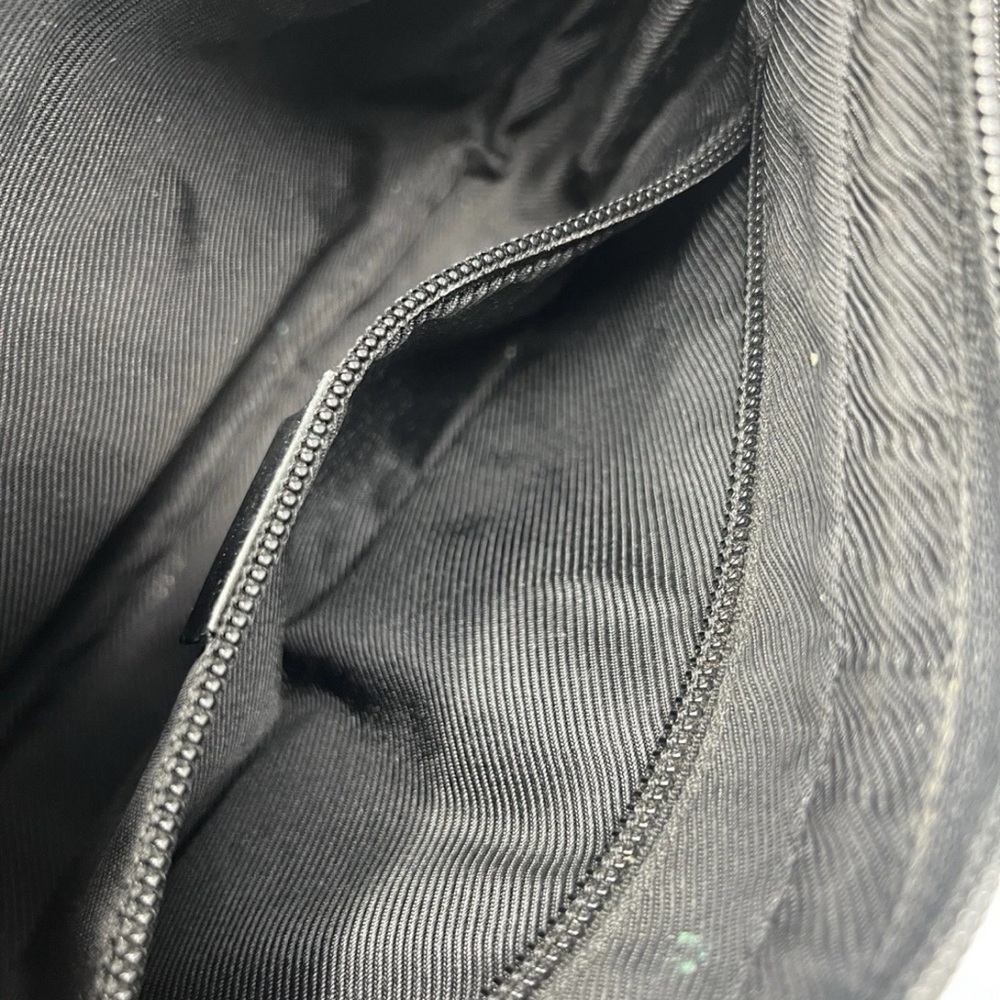 Gucci Black Denim Monogram Hobo Half Moon Shoulder Bag - Picture 12 of 14
